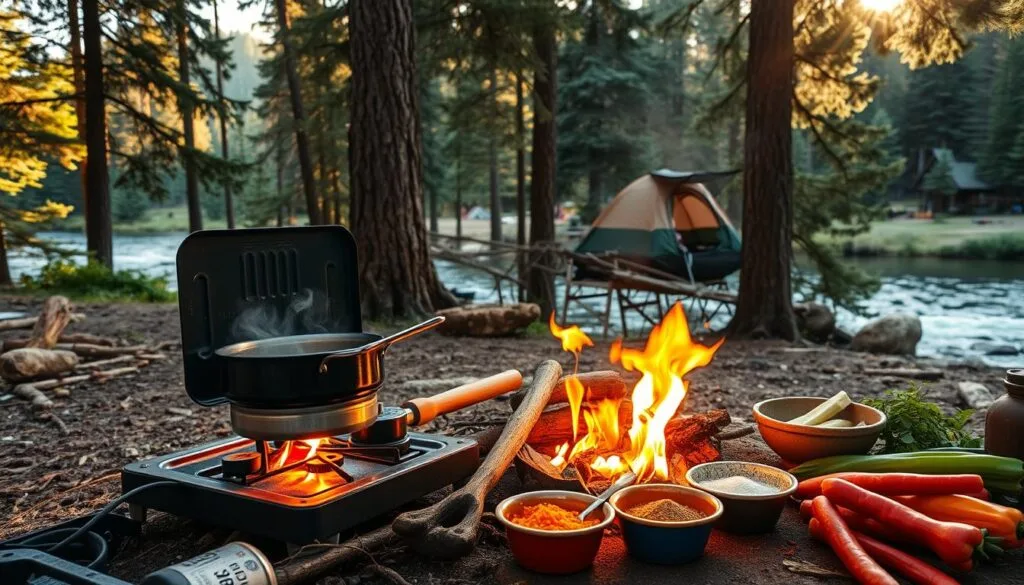 camping meal